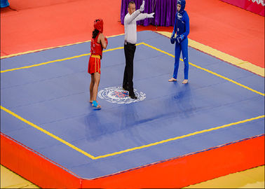 Ανθεκτικό χαλί Sanda ανταγωνισμού χαλιών κατάρτισης γυμναστικής πλατφορμών Wushu