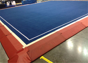 Το μπλε 50mm χαλί Velcro γυμναστικής πατωμάτων Cheerleading συνδέει